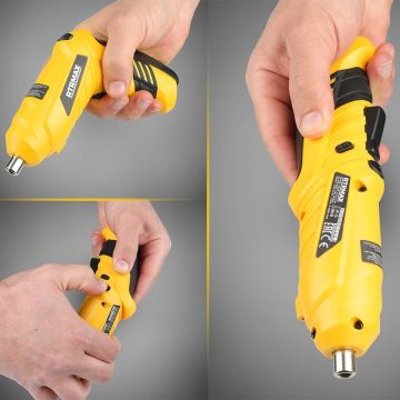 Rtrmax RTM326 Çift Fonksiyonlu Şarjlı Tornavida 20 Parça Hediyeli Set