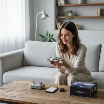 Mini Drone Kamera App Kontrollü Akıllı Drone