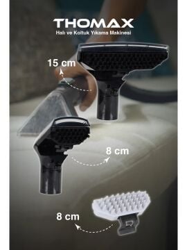 Rowermax Thomax Halı Koltuk Yıkama Makinesi Leke Çıkarma Halı Koltuk Fırçalama Makinesi