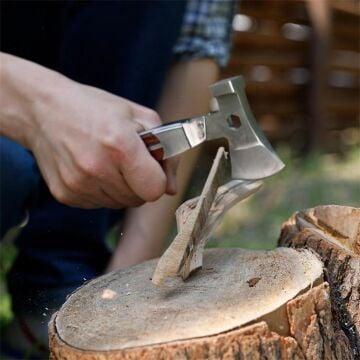 WORKPRO WP383001 12 IN 1 Çok Fonksiyonlu Profesyonel Mini Balta/Çekiç Alet Seti + Taşıma Kılıfı