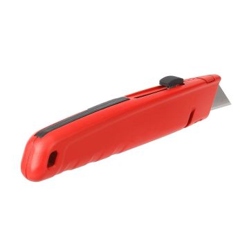WORKPRO WP213009 Ağır Hizmet Alüminyum Gövde Geri Çekilebilir Rötuş Maket Bıçağı + 5 Adet Yedek Bıçak
