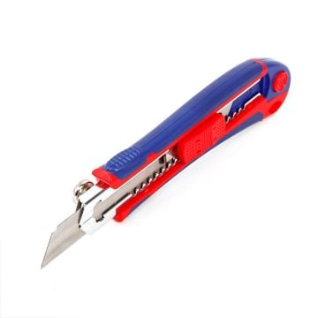 WORKPRO WP212010 9MM Ağır Hizmet Paslanmaz Çelik Kasa Yedek Kartuşlu Maket Bıçağı + 2 Adet Yedek Bıçak