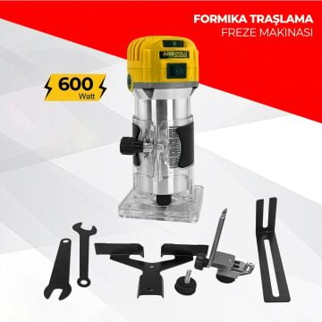 Anadolustrong ANS1028 600W Formika Traşlama Freze Makinası