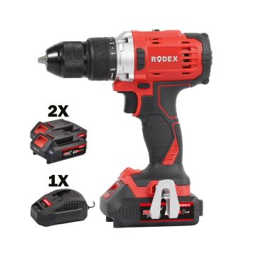 Rodex RPX2310F Matkap 20 V Çift Akülü Vidalama