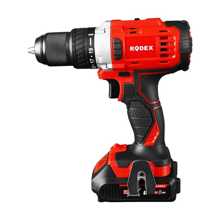 Rodex RPX2310F Matkap 20 V Çift Akülü Vidalama