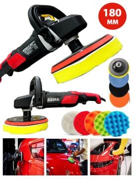 Rowermax Rdx 1200 Watt Profesyonel Detay Pasta Cila Temizlik Seti Polisaj Makinesi