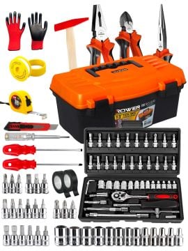 Rowermax Premium 60 Parça Full Takım 46 Parça Lokma Pense Yankeski Tornavide Full Set