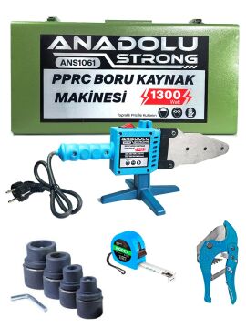 Anadolustrong  Pprc 1300 Watt Boru Kaynak Büyük Makina Seti Plastik Boru Kaynak Makinesi
