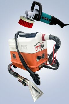 Ottomax 3 Motorlu Cleanfast Buharlı Halı ve Koltuk Yıkama Makinesi ve Koltuk Fırçalama Seti