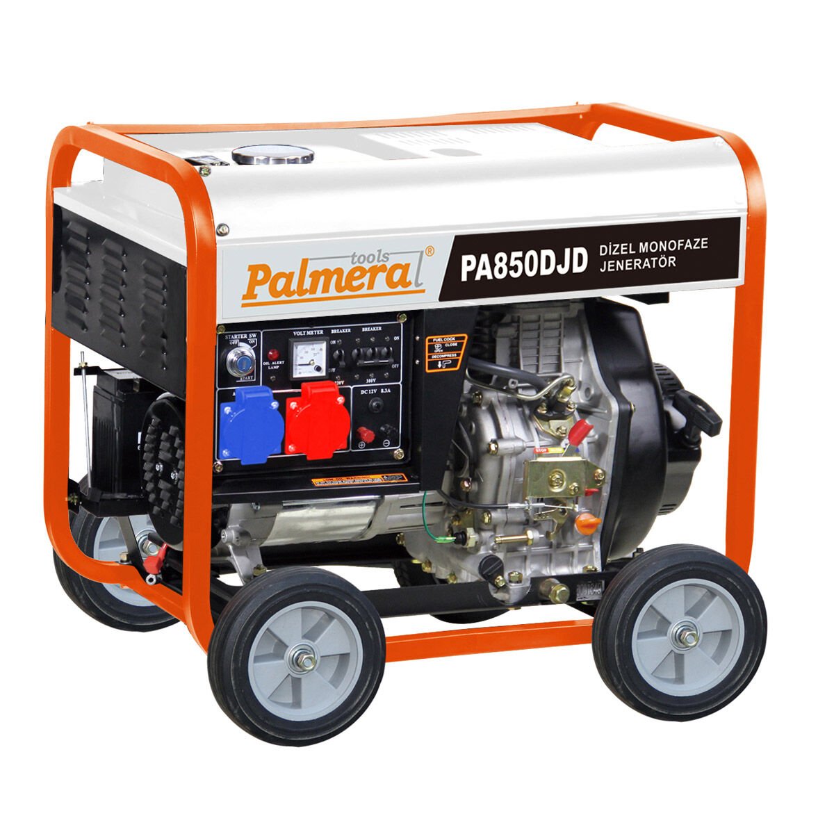 Palmera PA850DJD Jeneratör 6.87kVA Dizel Dual