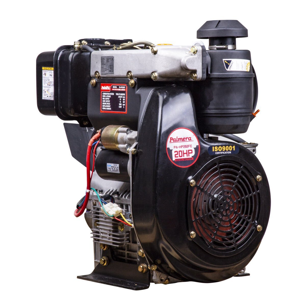 Palmera HP292FE 20HP Dizel Motor İpli Çapa Tip