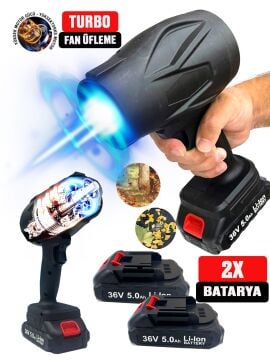 Germany Style Şarjlı Jet Turbo Motorlu Hava Üfleme Fan Yaprak Üfleme Araba içi Cam Kurulama
