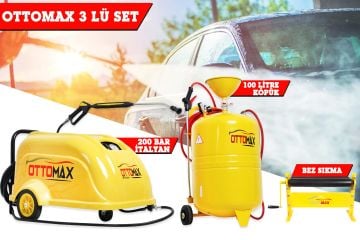 Ottomax Profesyonel Oto Yıkama Seti Deterjanlı Set-1