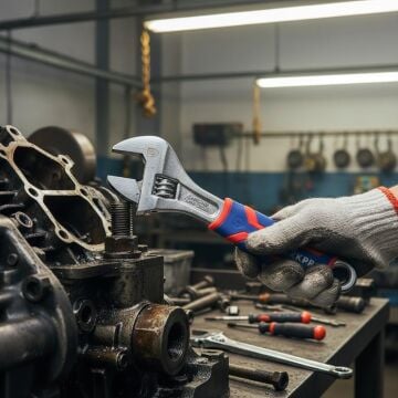 WORKPRO WP272010 150mm Cr-V Profesyonel Kurbağacık Anahtar