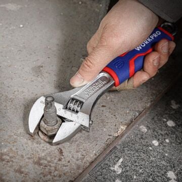 WORKPRO WP272011 200mm Cr-V Profesyonel Kurbağacık Anahtar