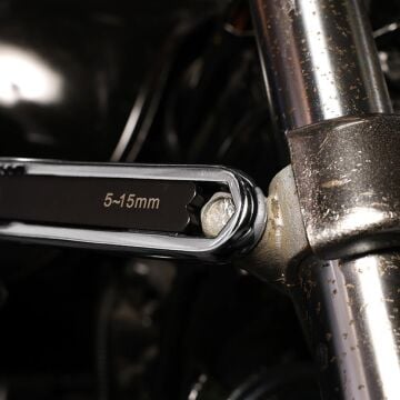 WORKPRO WP272016 5/27mm CR-V Üniversal Ayarlanabilir Çift Başlı Anahtar