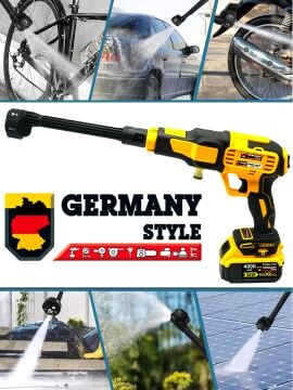 Germany Style Kömürsüz Motor Çift Akülü Bakır Sargılı Su Soğutmalı Profesyonel Yüksek Basınçlı Bahçe Ve Oto Yıkama