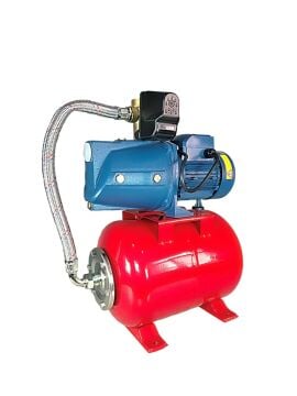 GERMANY STYLE İbeltech 1hp 1'' Jet Pompalı 24 Litre Tanklı 5 Kat 5 Daireye Yeterli Paket Hidrofor