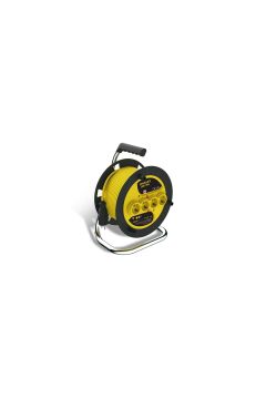 Stanley Profesyonel Makaralı Kablo St-e Serisi Termikli Ip20 4 Soketli 50 Metre 3x1,5mm