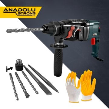Anadolu Strong ANS1003 800 Watt Sds Plus Kırıcı Delici Hilti Matkap 26 mm 2.2 juel