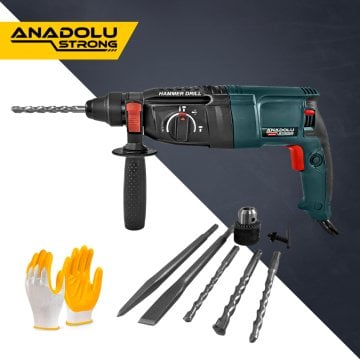 Anadolu Strong ANS1003 800 Watt Sds Plus Kırıcı Delici Hilti Matkap 26 mm 2.2 juel