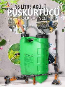 Germany Style 16 Litre Profesyonel Yüksek Basınçlı Oto Yıkama İlaçlama Tabancası Makinesi