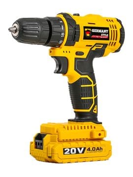 Germany Style GRM9006 20V 4 Ah Çift Li-ion Bataryalı 2 Vitesli Yüksek Torklu Akülü Vidalama Matkap