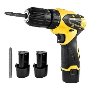 AnadoluStrong ANS1038-1 12V Çift Akülü Şarjlı Matkap Li-ion Bataryalı