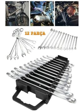 Germany Style  58 Parça 46mini Lokma Takımı Otomatik Cırcırlı 1/4'' 12 Parça Kombine