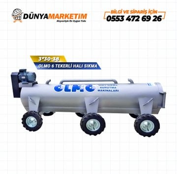 Olmo Halı Sıkma 3.30 Tekerli - Halı Yıkama ve Koltuk Yıkama Makinaları(Eko-5)