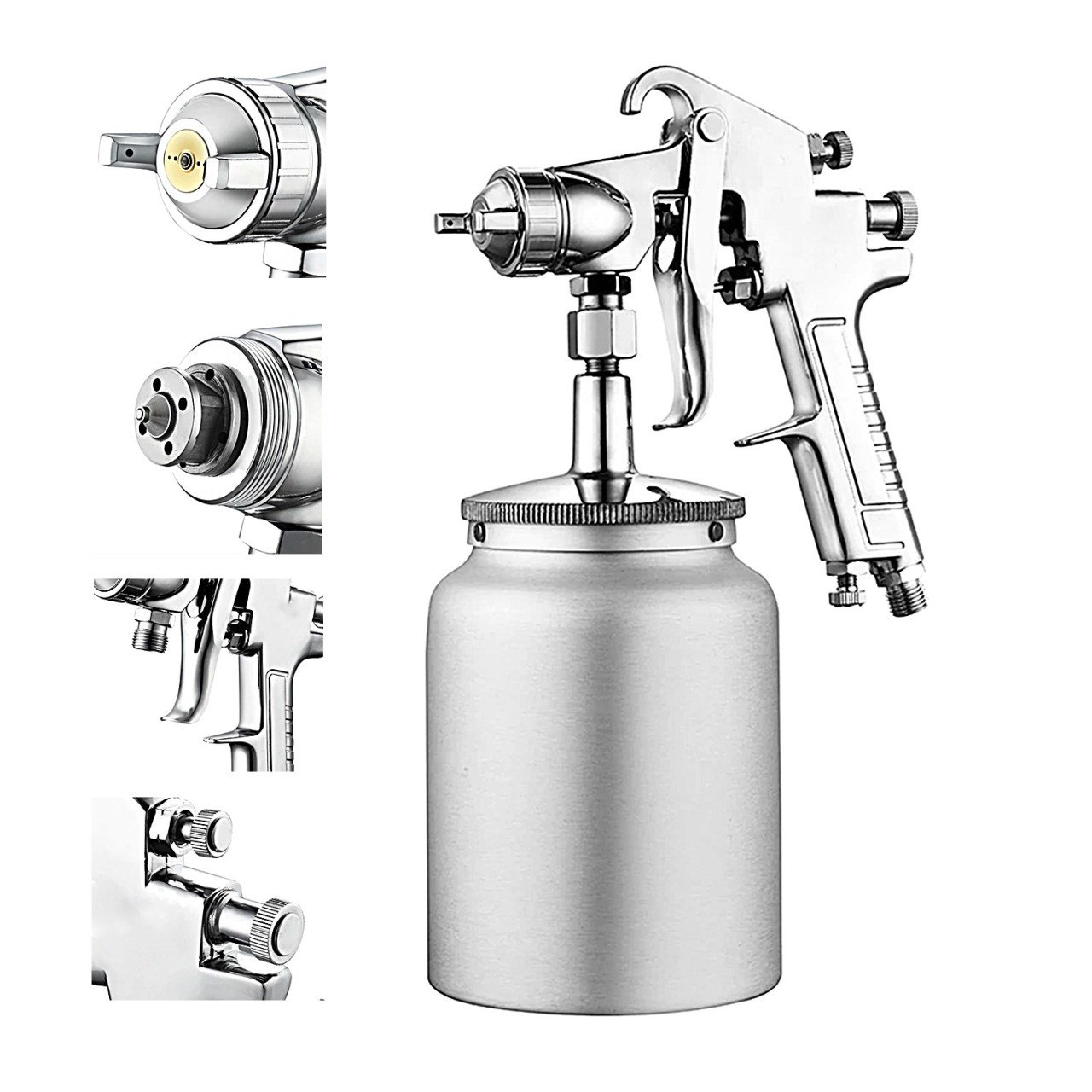 Anadolu Strong  Profesyonel Alüminyum Alttan Depo 1.8mm 750ml  Boya Tabancası