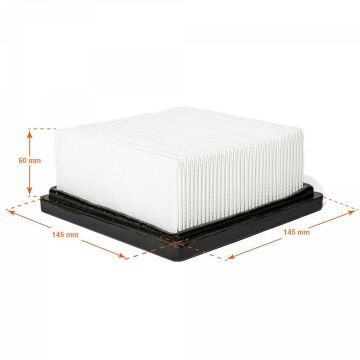 WORX WA6078 WX031 Şarjlı Süpürge İçin Yedek HEPA Filtre