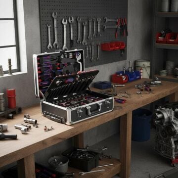 WORKPRO WP209089 145 Parça CR-V Profesyonel El Aleti Tamir Seti Tamir Bakım Çantası