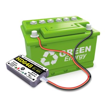 Megapulse HD648 6V/48Volt 2000 Amper Akü Ömrünü Uzatma ve Sülfat/Oksit Çözücü, Önleyici Akü Bakım Cihazı/Desülfatör