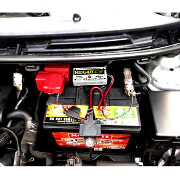 Megapulse HD648 6V/48Volt 2000 Amper Akü Ömrünü Uzatma ve Sülfat/Oksit Çözücü, Önleyici Akü Bakım Cihazı/Desülfatör