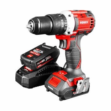 Rodex Rpx2340f Kömürsüz Darbeli Matkap 20 V Çift Akülü Vidalama
