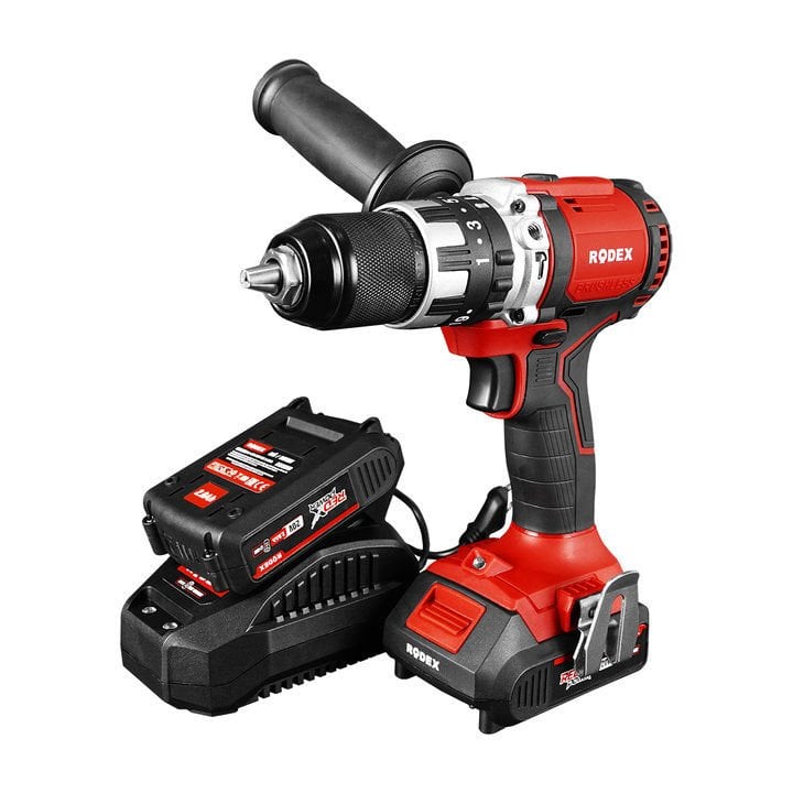 Rodex Rpx2360f Kömürsüz Darbeli Matkap 20 V Çift Akülü Vidalama