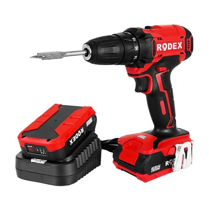 Rodex Rdx3375 Matkap 21 V Çift Akülü Vidalama