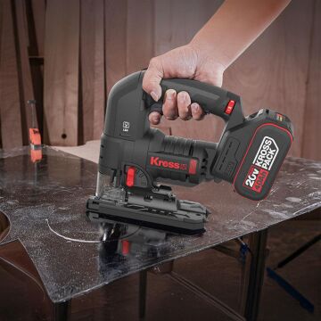 Kress KUE26.91 20Volt Profesyonel Kömürsüz Devir Ayarlı Şarjlı Dekupaj Testere (Akü Dahil Değildir)