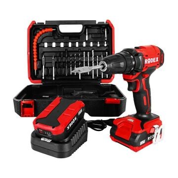 Rodex Rdx3375a 28 Parça Aksesuarlı Akülü Matkap