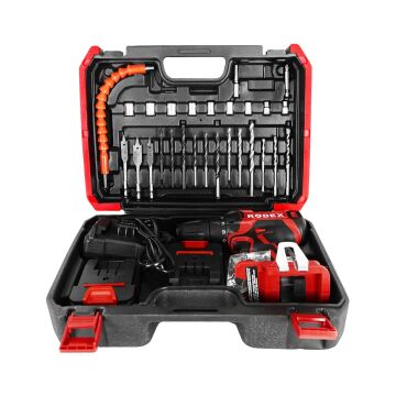 Rodex Rdx3375a 28 Parça Aksesuarlı Akülü Matkap