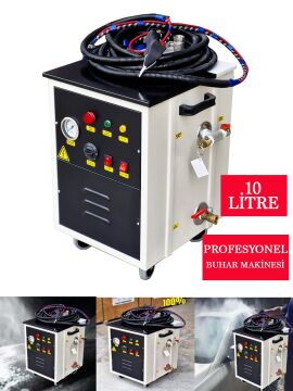 Ottomax Pro Profesyonel 10 litre Kuaför Detay Buhar Makinesi Buharlı Yıkama Oto Kuaför