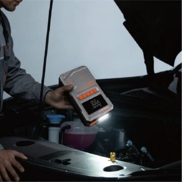 Auhma A8822 Taşınabilir Akü Takviyeli Kompresörlü Hava Pompası