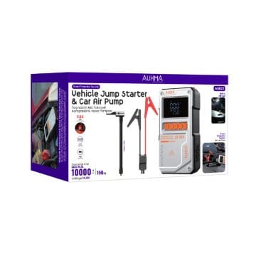 Auhma A8822 Taşınabilir Akü Takviyeli Kompresörlü Hava Pompası