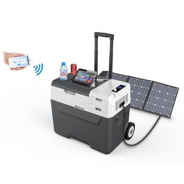 Acopower X40A 12/24/220Volt Akülü/Kablolu 40Litre Kompresörlü Outdoor Oto Buzdolabı