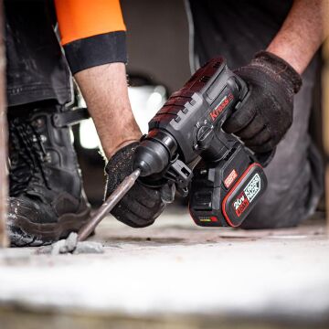 Kress KRKS1 KUB30.2 + KU390.4 + KUH10.2 20Volt/4Ah. 6 Adet Akülü Profesyonel Kombo Set