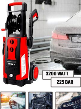 RODEX RDX716 225 Bar Yüksek Basınçlı Yıkama Makinesi 3200 Watt