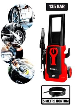 Rodex RDX710 Basınçlı  Araç Oto Yıkama Makinası 1600W 135 Bar