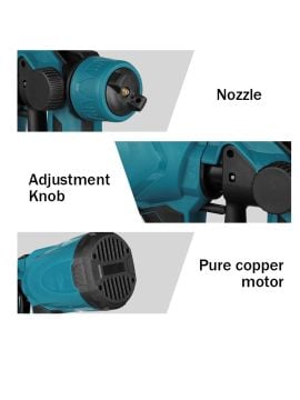 Germany Style 258VFX Yüksek Basınçlı Çift Akülü Sprey Boya Püskürtme Tabancası