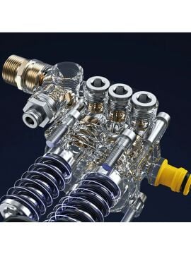 Germany Style 130- 180 Bar 3000W Yüksek Basınçlı Oto Yıkama Makinesi Köpük Atmalı Kovadan Emişli